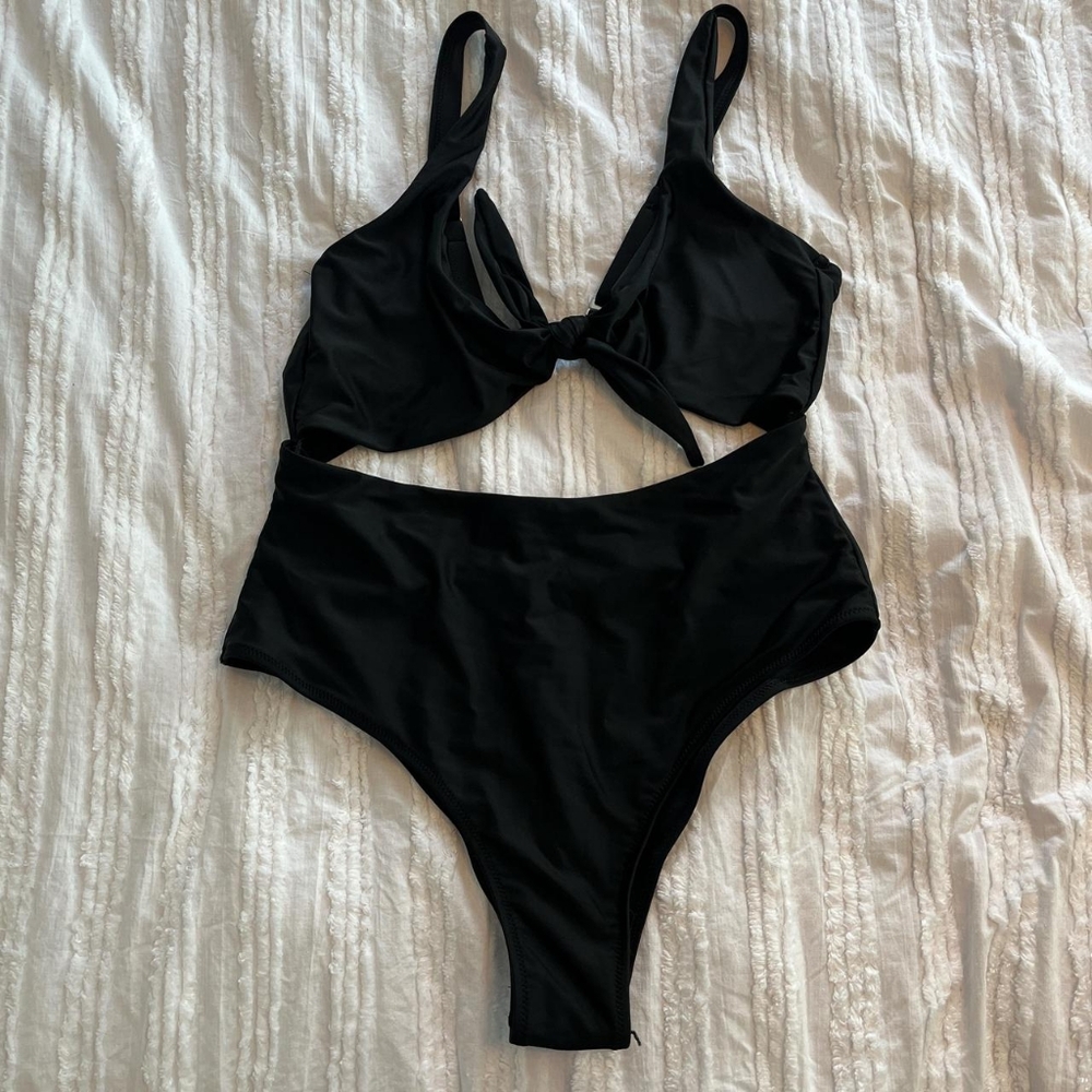 SHEIN Black Bikini Set